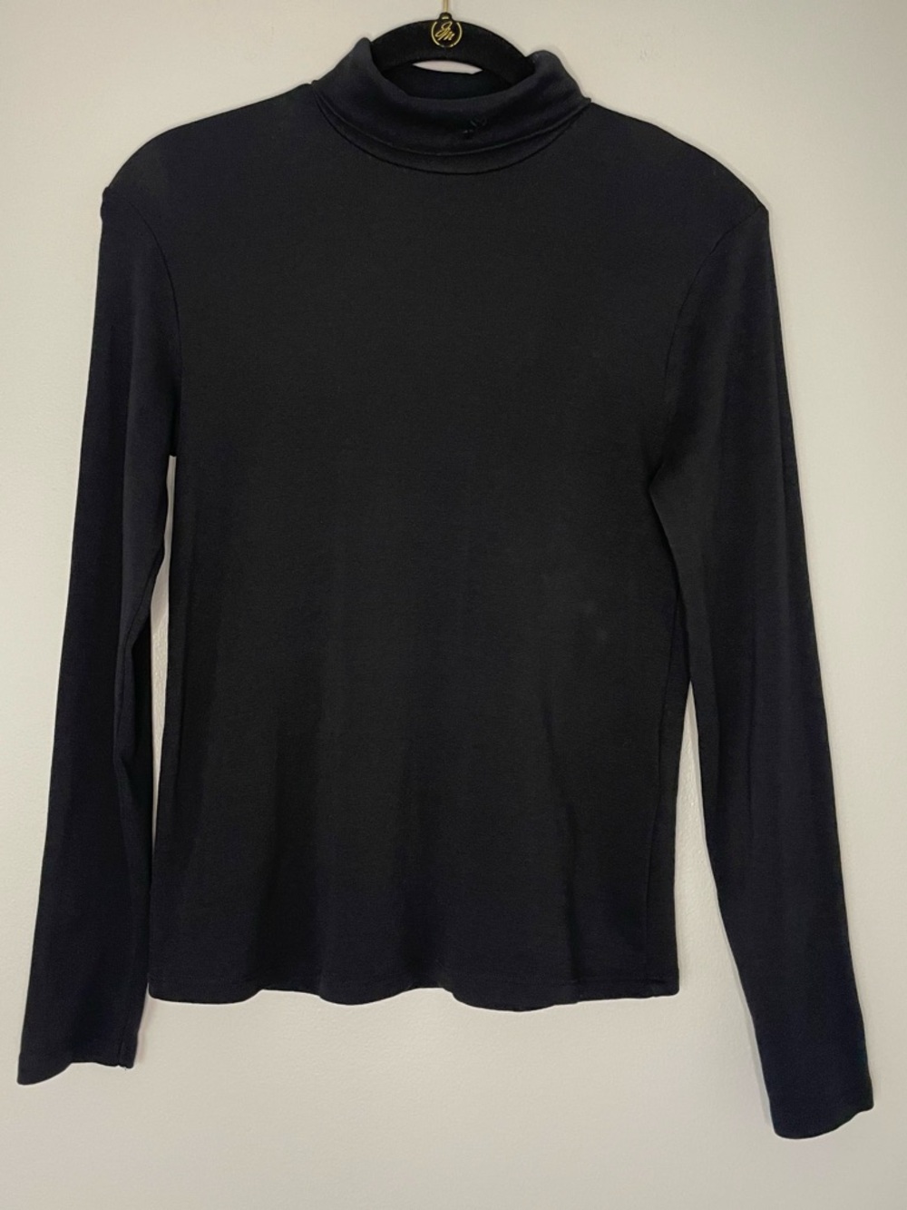 Zara Girls Black Long Sleeve Turtleneck Top Size 11-12